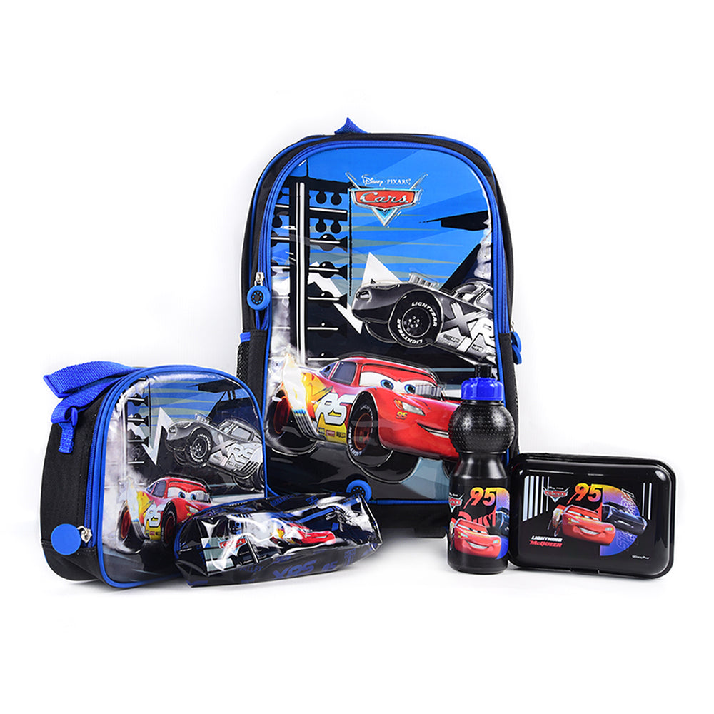CARP2291-18 SIMBA DISNEY CARS SCHOOL BAG SET 5IN1 D Default Title - MamasJan Toys