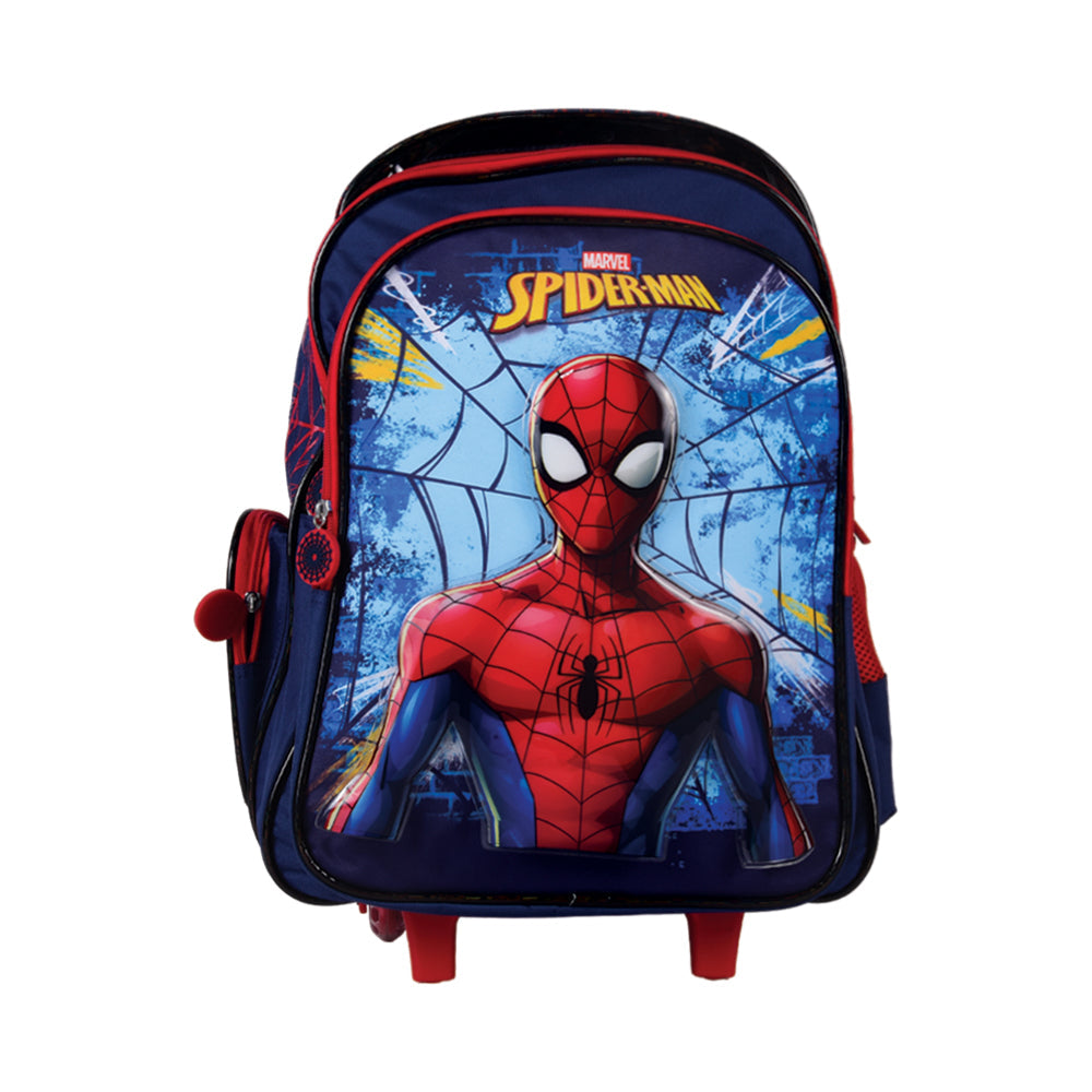 SMTE22101 SIMBA MARVEL SPIDERMAN TROLLEY BAG 18 INCH D Default Title - MamasJan Toys