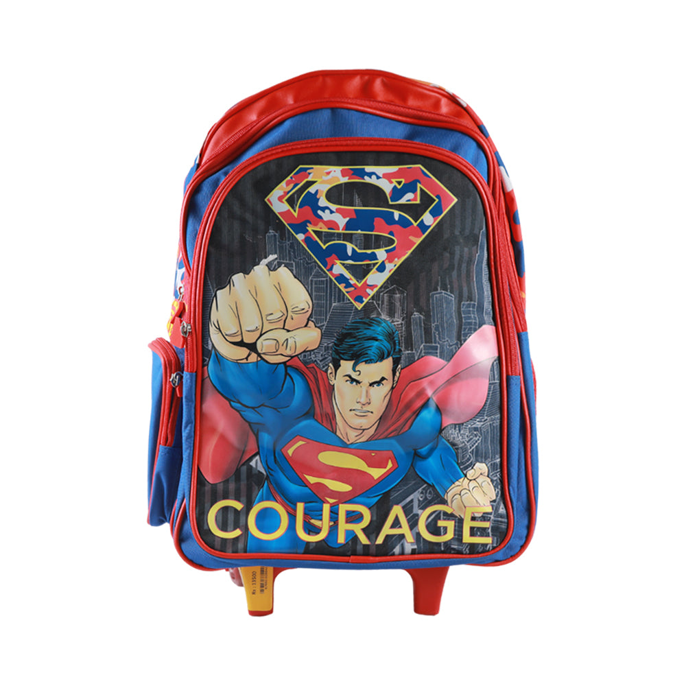 SUA22101 SIMBA SUPER MAN TROLLEY BAG 18 INCH D Default Title - MamasJan Toys
