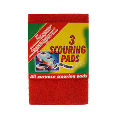 SUPER SPONGE 3 SCOURING PADS NO.75 Default Title - MamasJan Grocery Nonfood