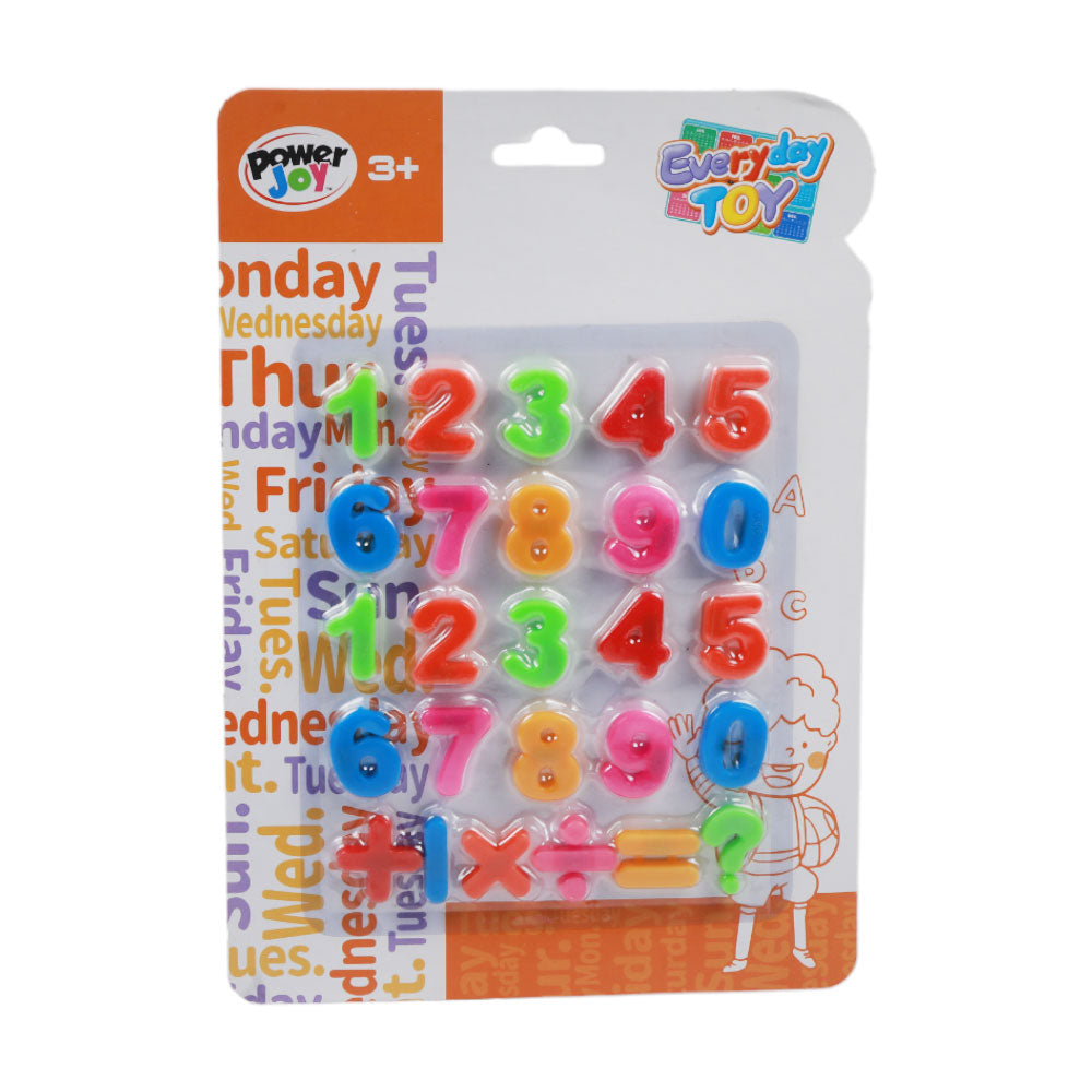031 POWER JOY MAGNETIC NUMBERS/LETTERS Default Title - MamasJan Toys