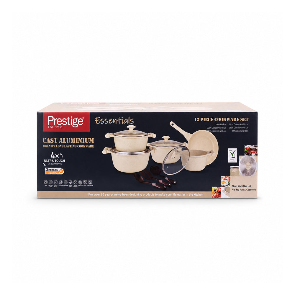 DAGCHI SET 12 PCS PRESTIGE OFF WHITE PR80977 Default Title - MamasJan Crockery