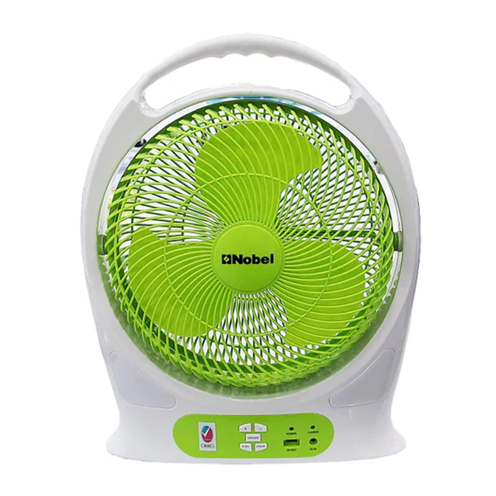 NOBEL RECHARGEABLE BOX FAN NBF128R Default Title - MamasJan Electronics
