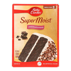 BETTY CROCKER CAKE MIX SUPER MOIST CHOCOLATE FUDGE 500 GM Default Title - MamasJan Grocery
