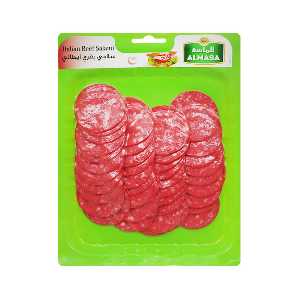 AL MASA ITALIAN BEEF SALAMI 200GM Default Title - MamasJan GroceryFoods