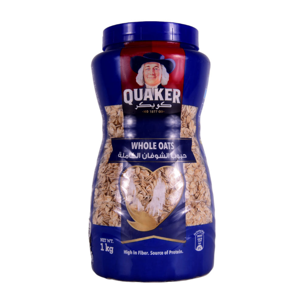 QUAKER WHOLE OATS HIGH IN FIBER 1KG Default Title - MamasJan GroceryFoods