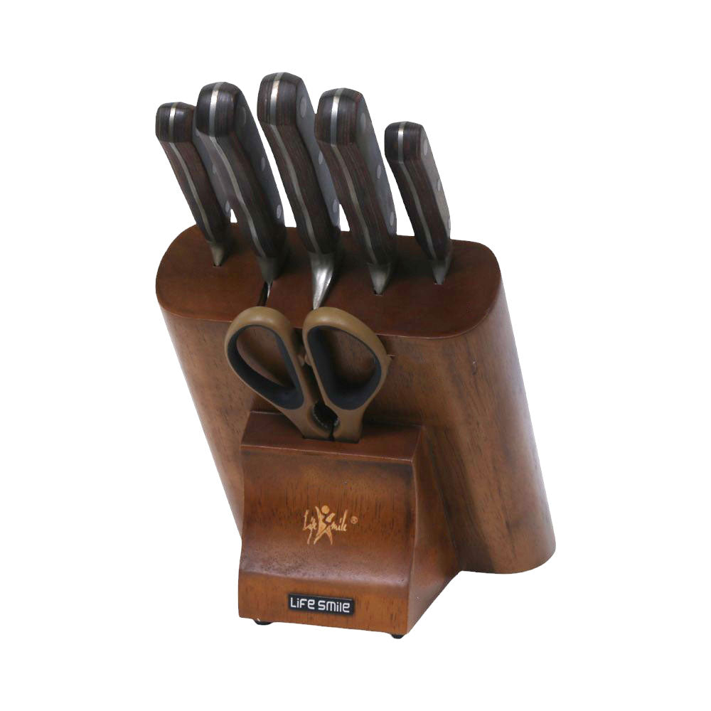 KNIFE SET 7PC LIFE SMILE NSEL-8-2 Default Title - MamasJan Crockery