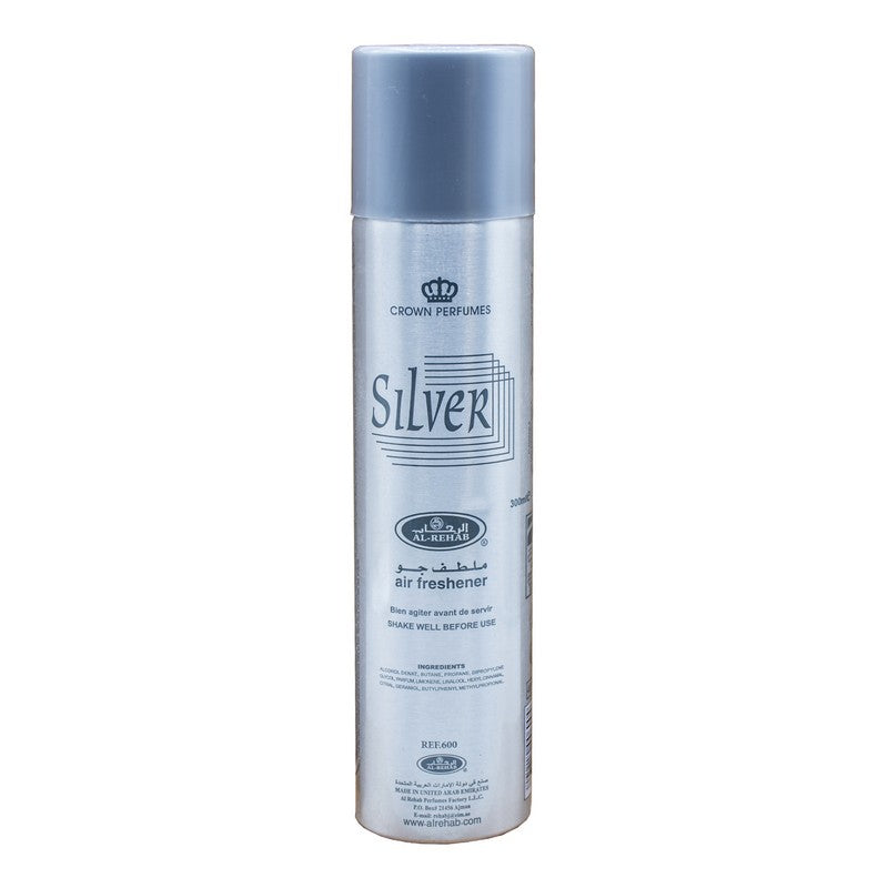AL-REHAB AIR FRESHENER SILVER 300 ML Default Title - MamasJan Grocery Nonfood