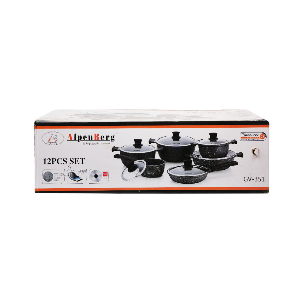 DAGCHI SET 12PC ALPEN BERG GV369 Default Title - MamasJan Crockery