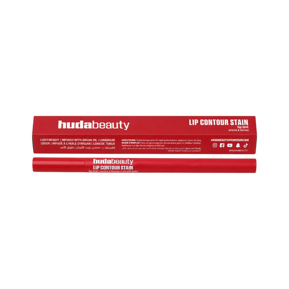 HUDA LIP STAIN CHERRY RED 1.0 ML Default Title - MamasJan Makeup