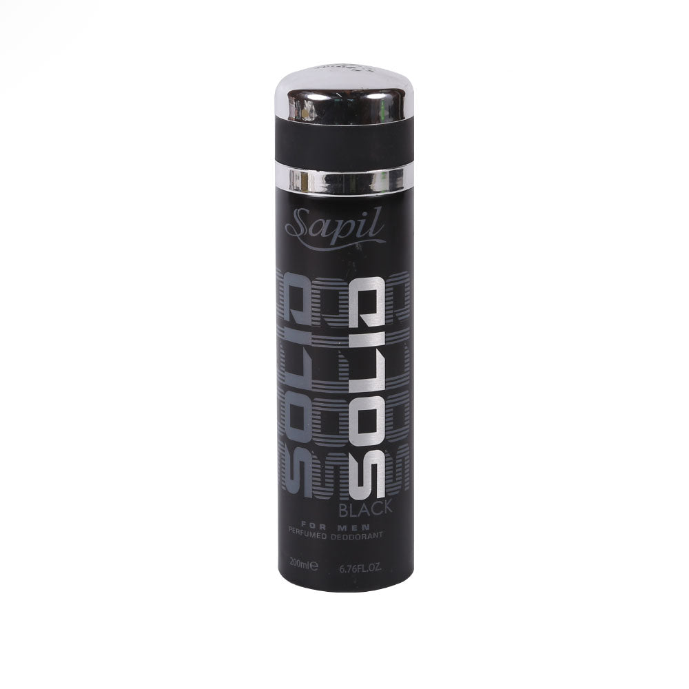 SAPIL DEODORANT SOLID BLACK FOR MEN 200 ML Default Title - MamasJan Grocery Nonfood