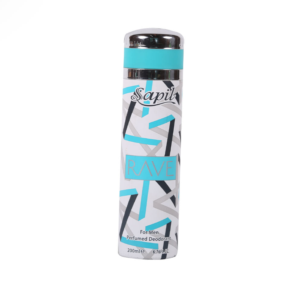 SAPIL DEODORANT RAVE FOR MEN 200 ML Default Title - MamasJan Grocery Nonfood