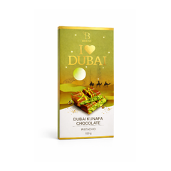 BESTO CHOCOLATE BAR DUBAI KUNAFA PISTACHIO 100 GM Default Title - MamasJan Grocery Food