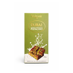 VALRONA CHOCOLATE BAR KUNAFA PISTACHIO 100 GM Default Title - MamasJan Grocery Food