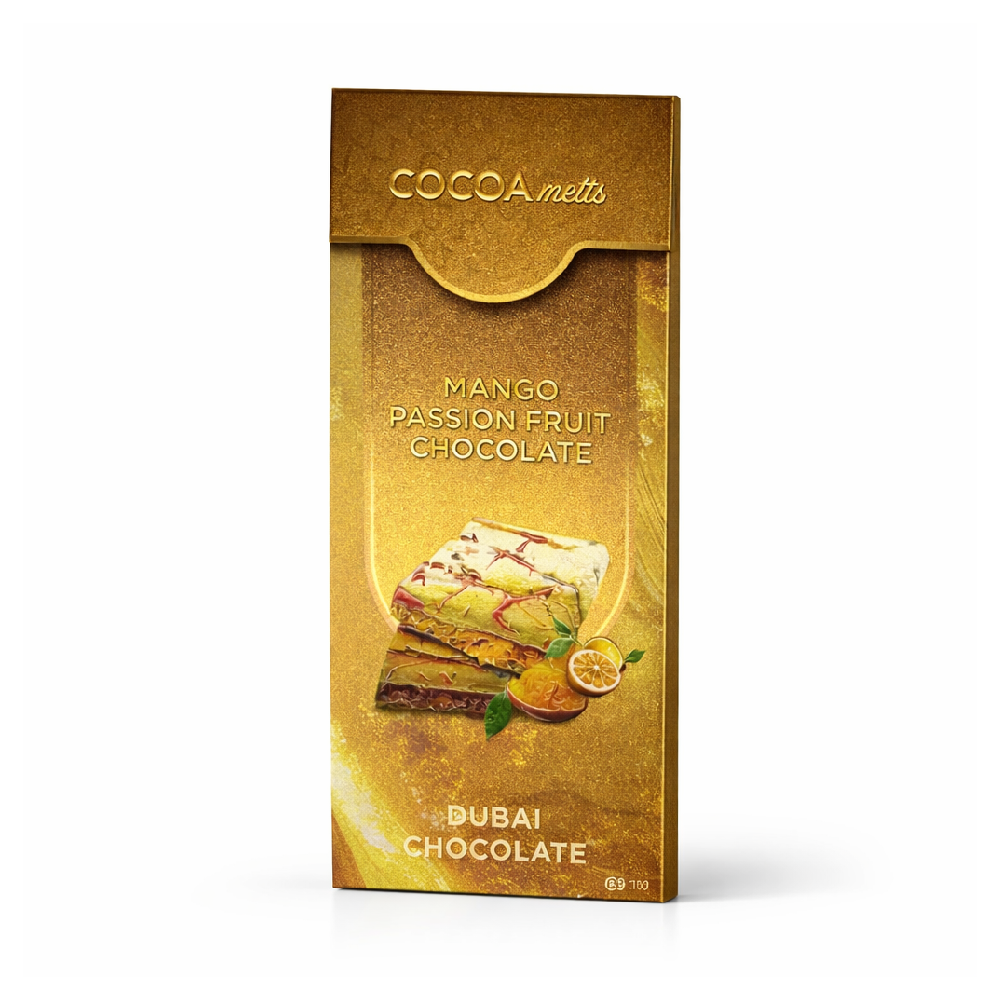COCOA MELTS CHOCOLATE BAR MANGO PASSION FRUIT 160 GM Default Title - MamasJan Grocery Food