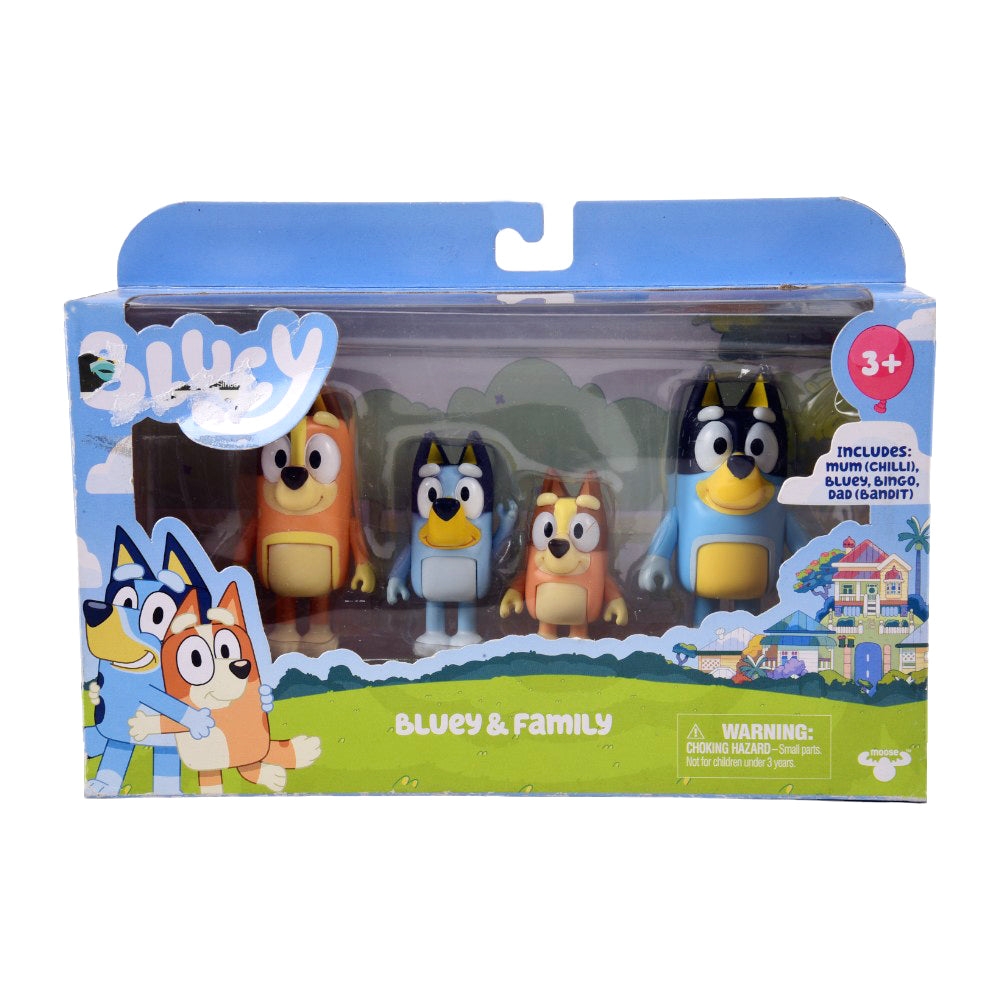 13009 BLUEY & FAIMLY FIGURE SET 4PC D Default Title - MamasJan Toys