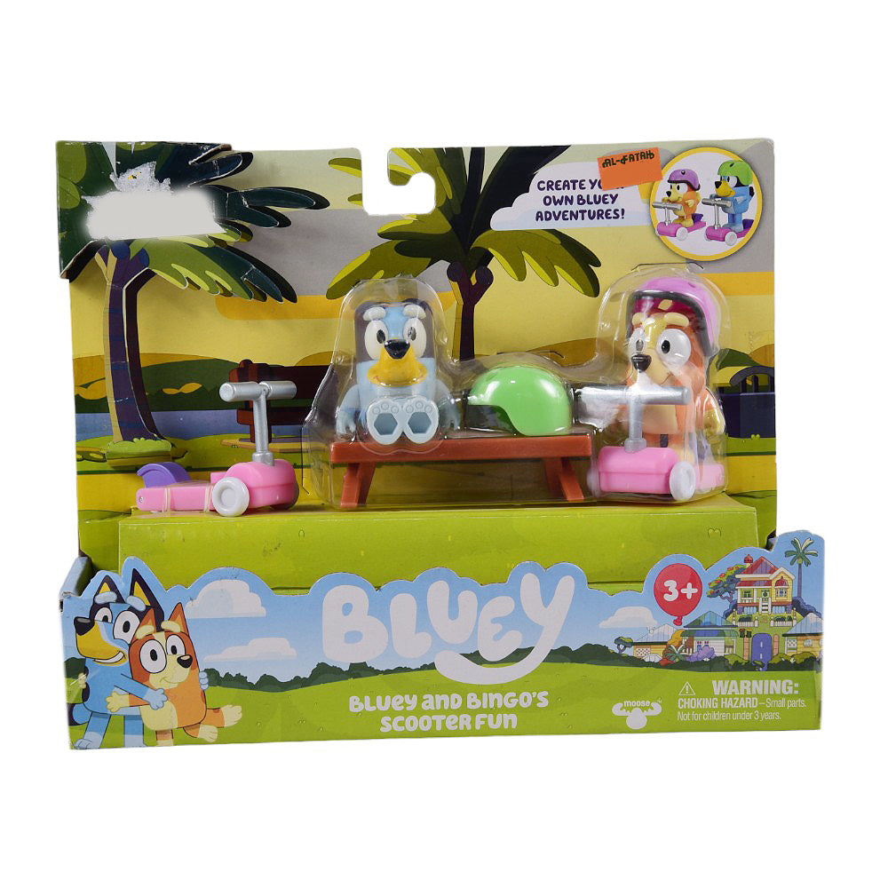 13085 BLUEY & BINGO SCOOTER FUN D Default Title - MamasJan Toys