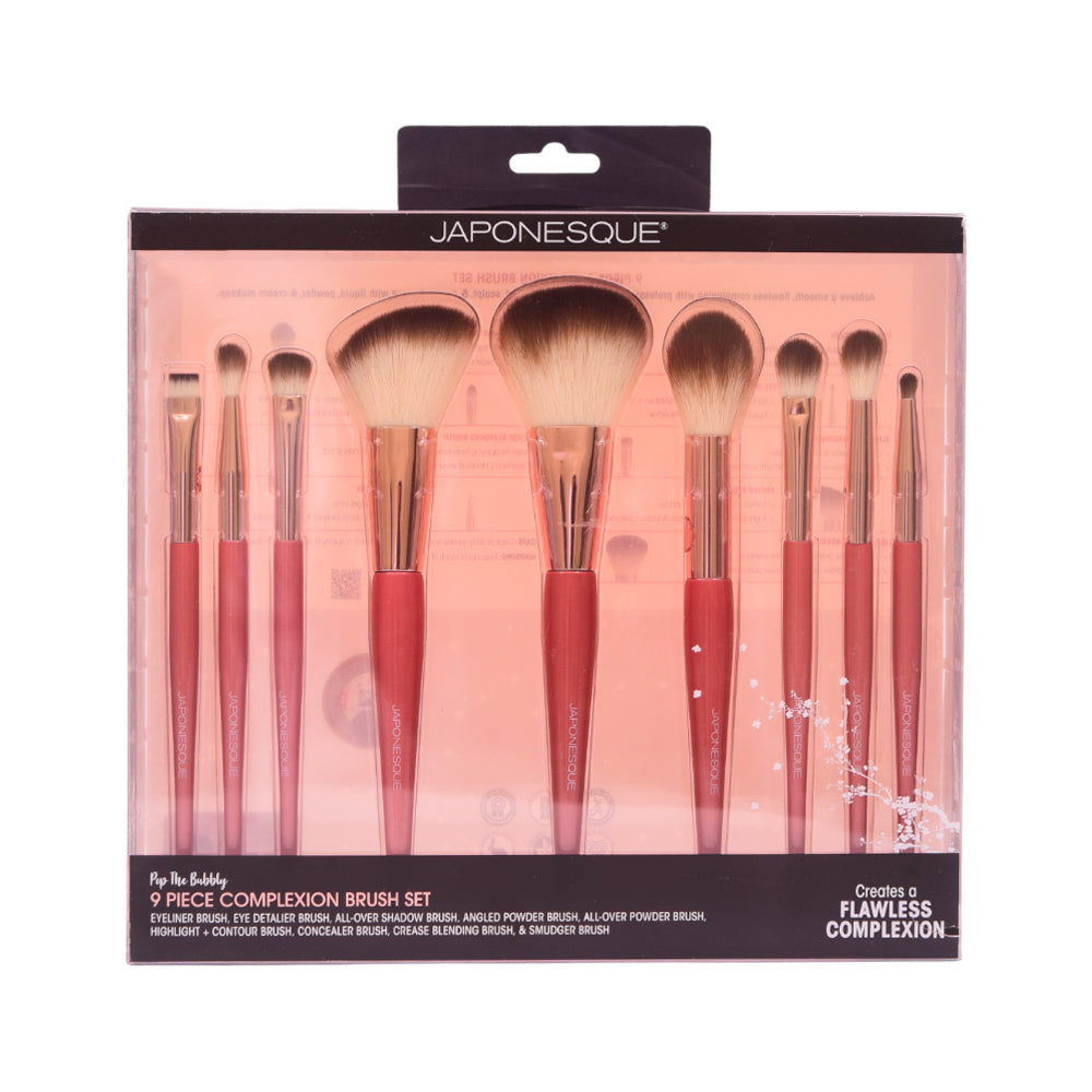 MARSHALL POP THE BUBBLY 9PC COMPLEXION BRUSH SET Default Title - MamasJan Makeup