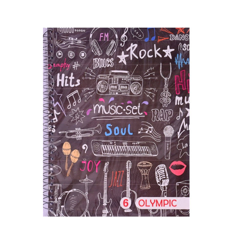 OLYMPIC RING NOTEBOOK 6 SUBJECT R.E Default Title - MamasJan Toys
