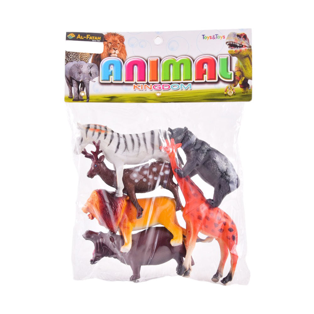 AL-01 WILD ANIMAL SET 6PC A.I (3+ YEAR) Default Title - MamasJan Toys