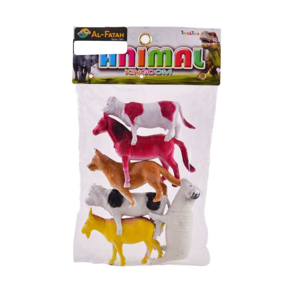 AL-05 FARM ANIMAL SET 6PC A.I (3+ YEAR) Default Title - MamasJan Toys