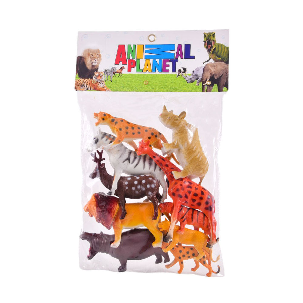 AL-08 ANIMAL PLANET ANIMALS 10PC PACK Default Title - MamasJan Toys