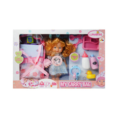 HX396-4 CARRY ME HOME DOLL W ACC 33CM D Default Title - MamasJan Toys