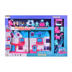 2219-4 HAPPPY FAMILY DREAM VILLA HOME D Default Title - MamasJan Toys