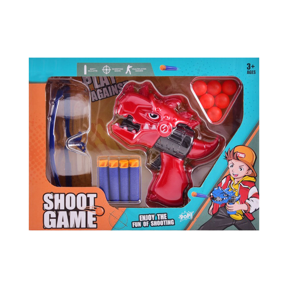 007-20 SHARK SHOOTING GUN RED Default Title - MamasJan Toys