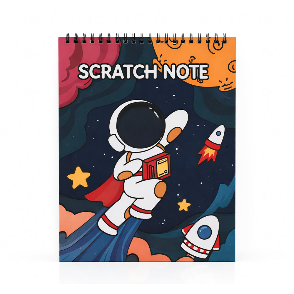1199 SCRATCH NOTE BOOK SPACE Default Title - MamasJan Toys