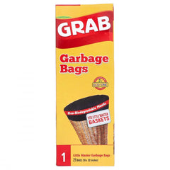 GRAB GARBAGE BAG LITTLE MASTER 18 X 20 Default Title - MamasJan Grocery Nonfood