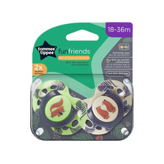 TOMMEE TIPPEE SOOTHER FUN FRIENDS 18-36M 433403 2PC Default Title - MamasJan Grocery Nonfood