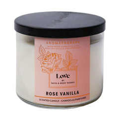 BBW LOVE ROSE VANILLA SCENTED CANDLE 411G Default Title - MamasJan Makeup