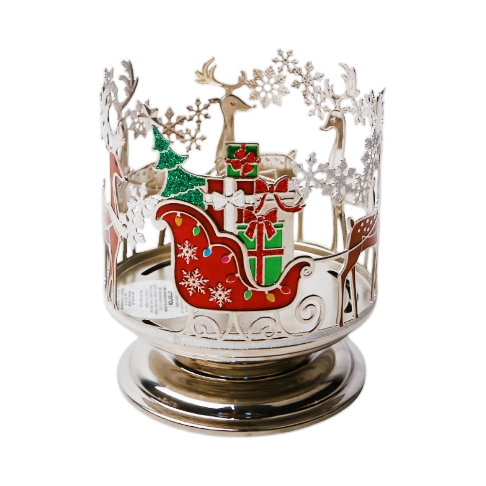 BBW SANTAS SLEIGH PEDESTAL SCENTED CANDLE STAND Default Title - MamasJan Makeup
