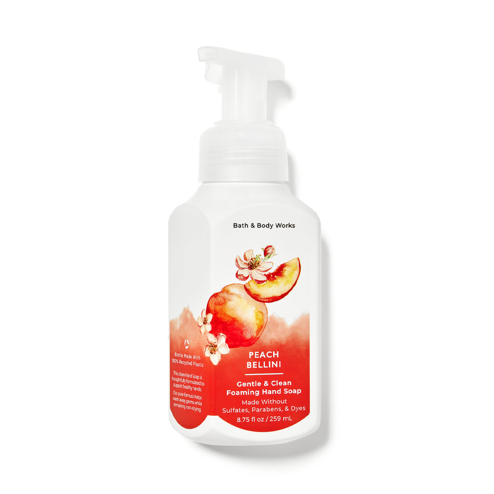 BBW PEACH BELLINI GENTLE FOAMING SOAP Default Title - MamasJan Makeup