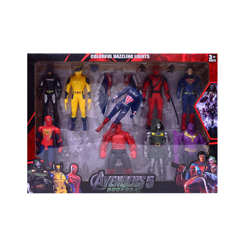 BBDC10C AVENGERS DOOMSDAY FIGURE SET 10PC IR Default Title - MamasJan Toys