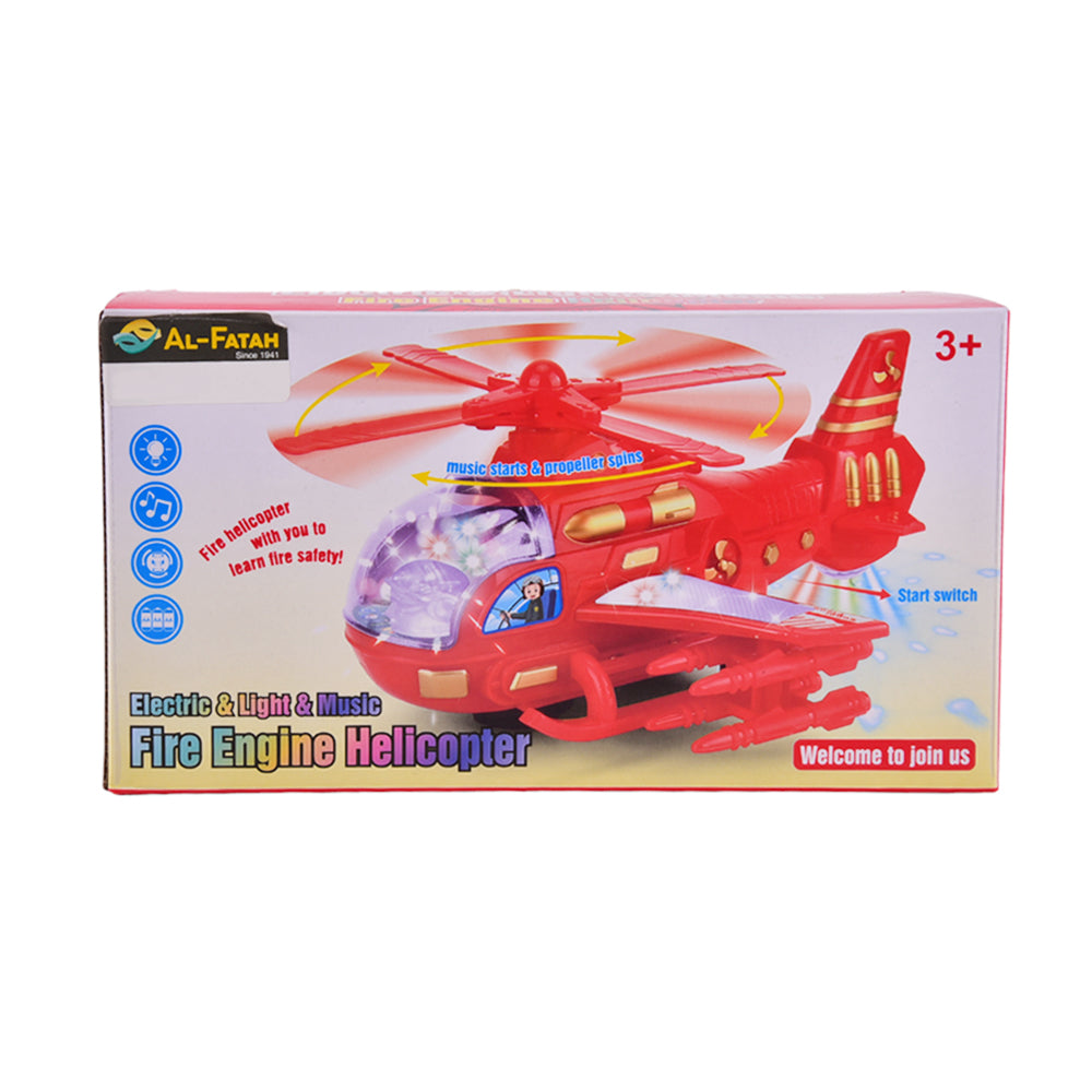 833-58 FIRE ENGINE HELICOPTER IR Default Title - MamasJan Toys