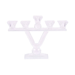 CANDLE STAND CRYSTAL IR H288F-2S Default Title - MamasJan Decoration