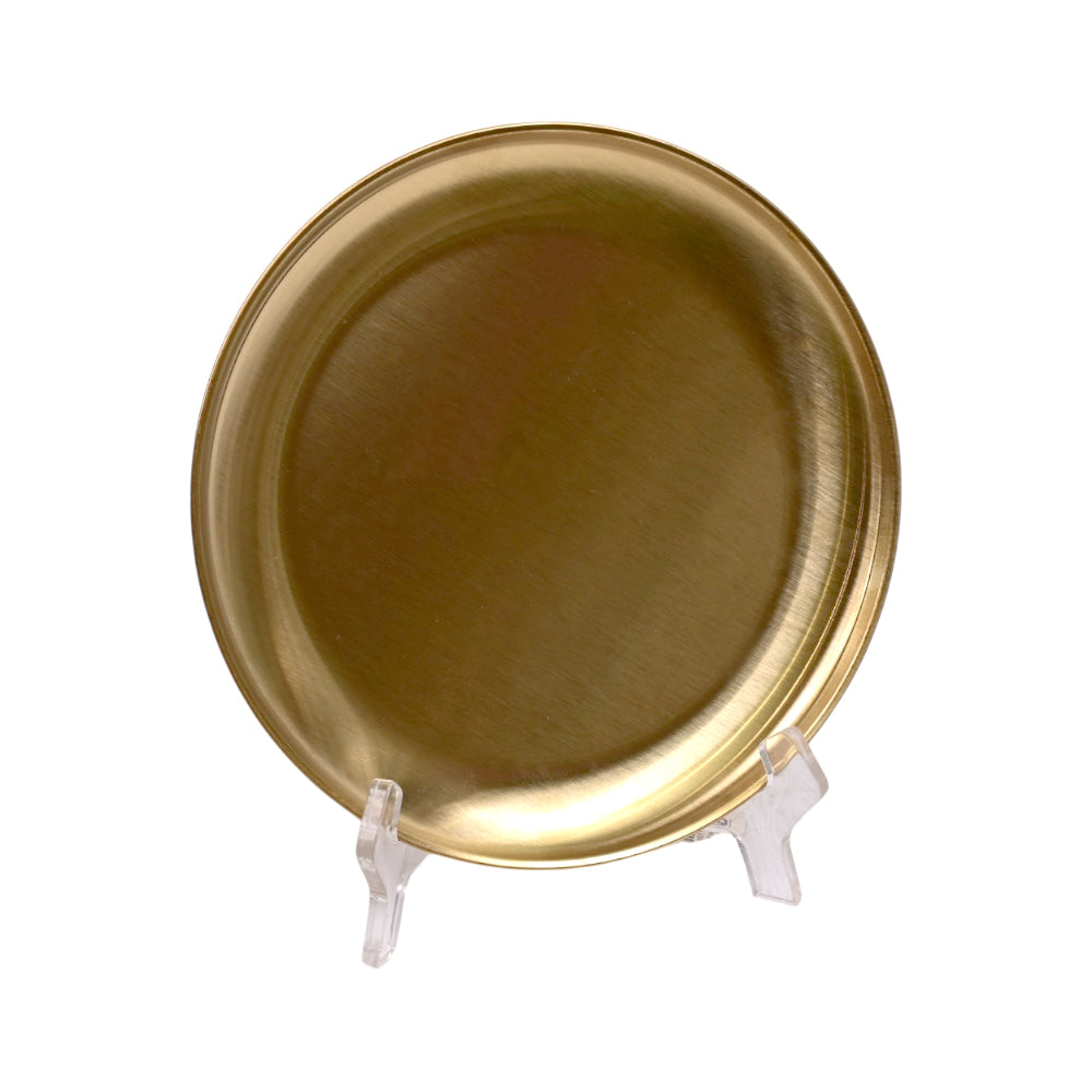 TRAY STEEL GOLDEN ROUND 5206 Default Title - MamasJan Crockery
