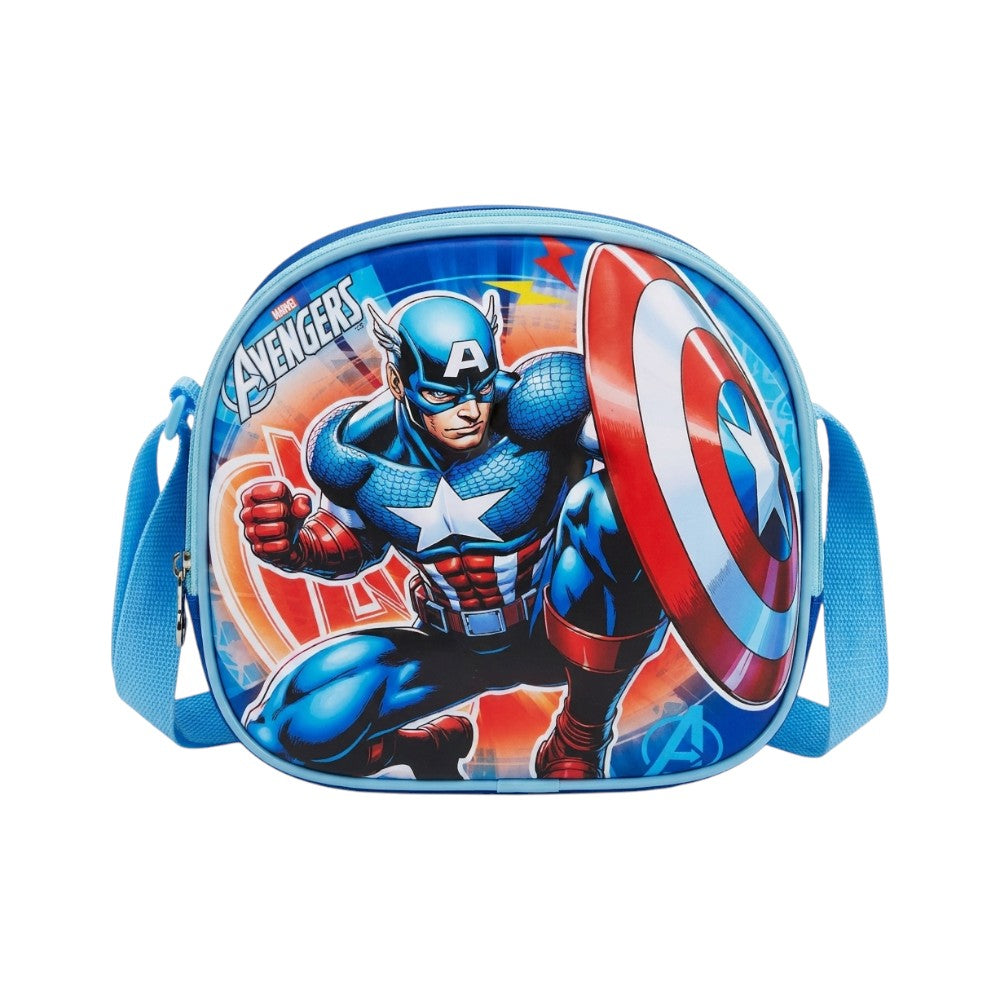 CB01-6 LUNCH BAG W-POUCH CAPTION AMERICAN S.T Default Title - MamasJan Toys