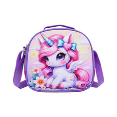 CB01-7 LUNCH BAG W-POUCH UNICORN S.T Default Title - MamasJan Toys