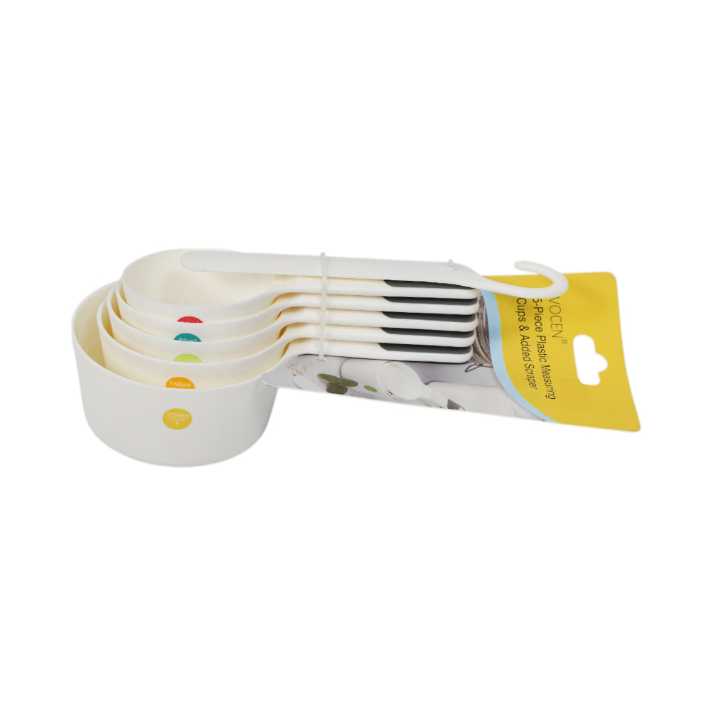 MEASURING CUP SET 5PC WITH SCRAPER 300049 ZIK Default Title - MamasJan Crockery