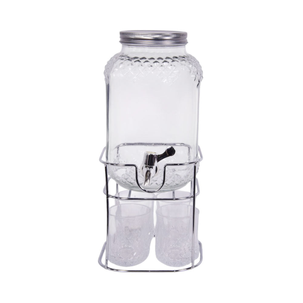 WATER COOLER SET 6PC DANNY HOME SD-032 Default Title - MamasJan Crockery