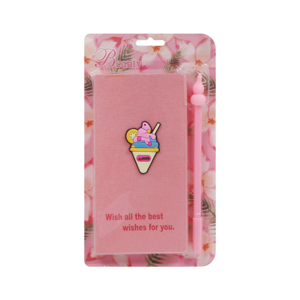 21458 NOTE BOOK WITH PEN IN CARD Default Title - MamasJan Toys