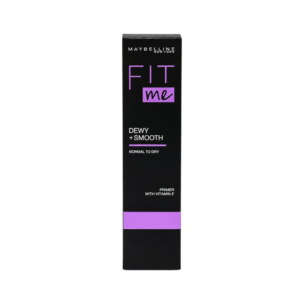 MAYBELLINE FIT ME PRIMER DEWY SMOOTH WITH VITAMIN E 30ML Default Title - MamasJan Makeup
