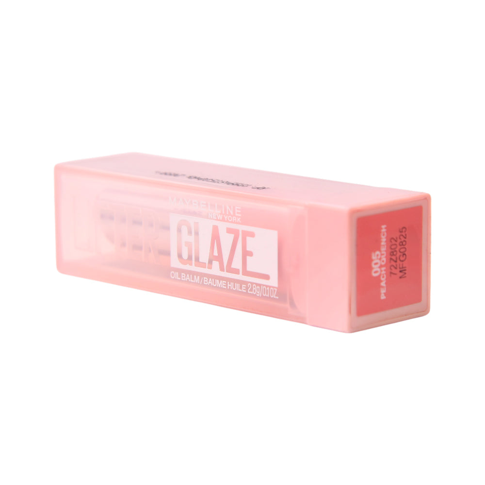MAYBELLINE LIFTER GLAZE LIP OIL BALM 005 PEACH QUENCH 2.8G Default Title - MamasJan Makeup