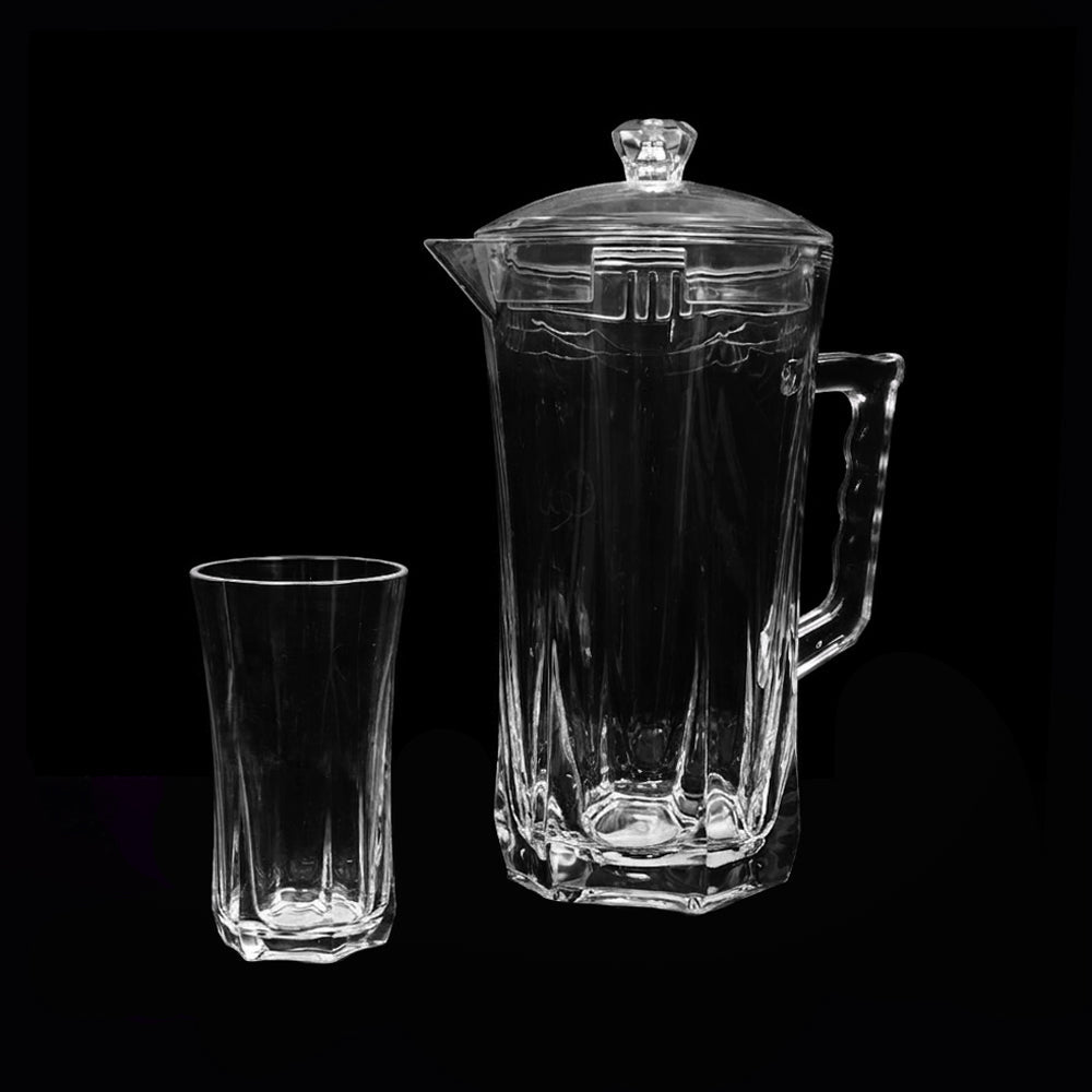 WATER SET 7PC ACRYLIC IR 5017H6 Default Title - MamasJan Crockery