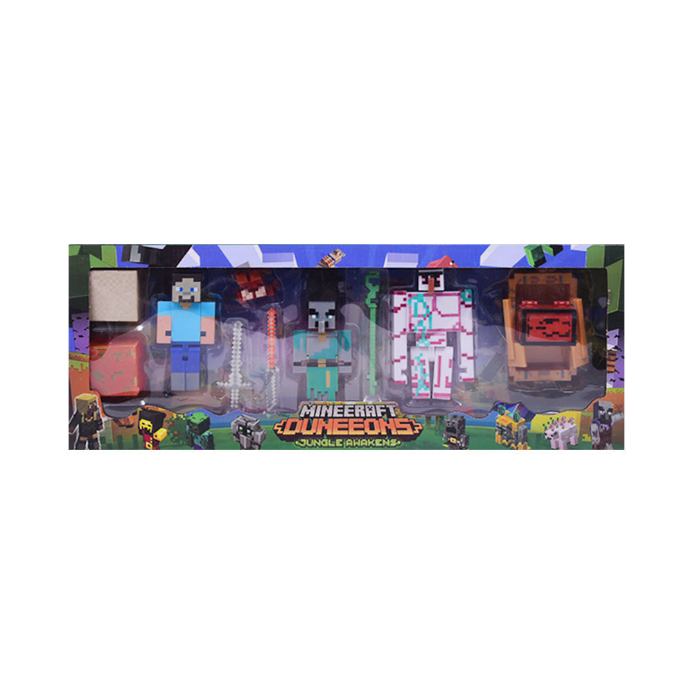 8796 MINECRAFT CUBE WORLD FIGURE 4.5INCH A.I Default Title - MamasJan Toys