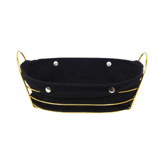 BREAD BASKET STEEL GOLDEN YM11250GB Default Title - MamasJan Crockery