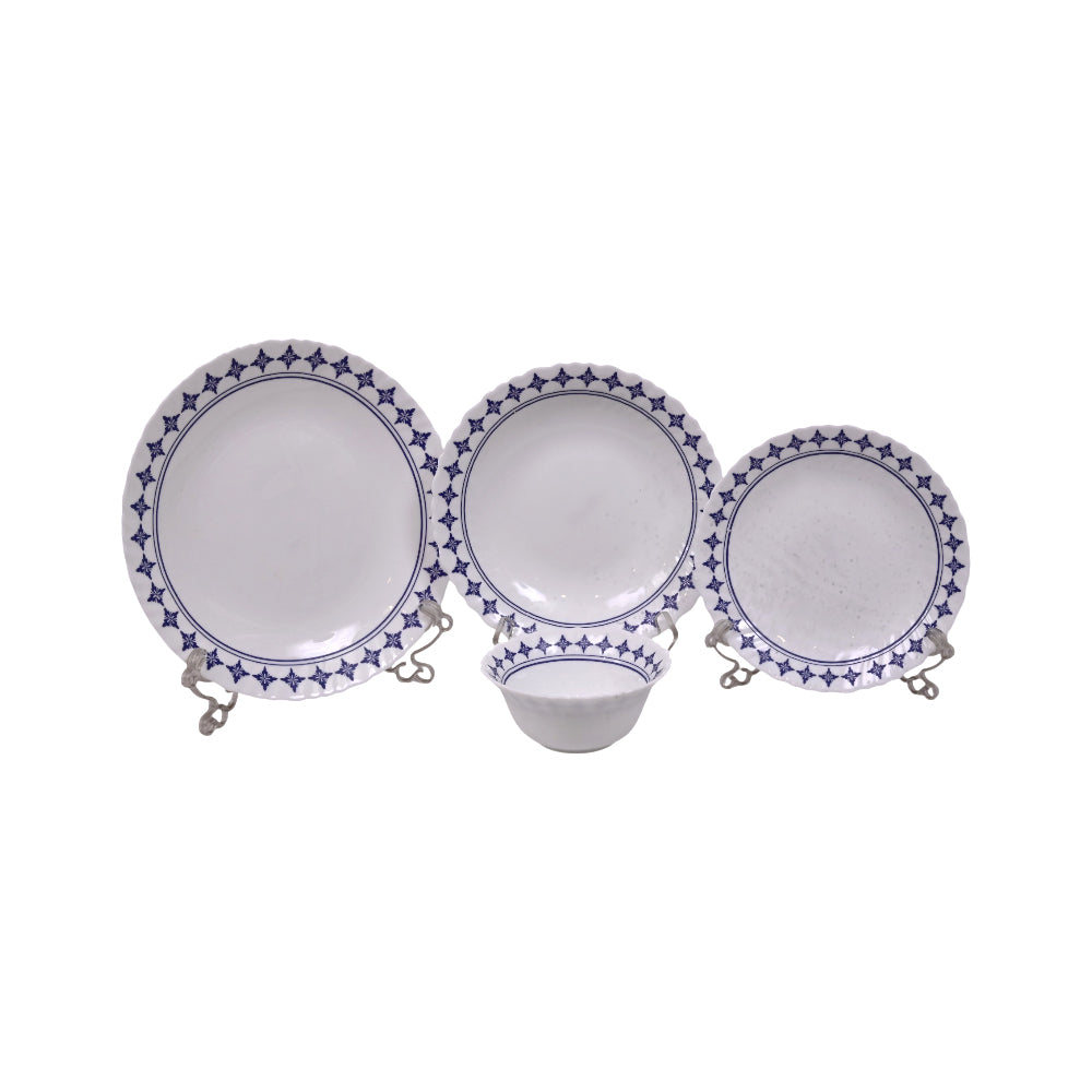 PLATE SET 24PC DANNY HOME LXP24F-W Default Title - MamasJan Crockery